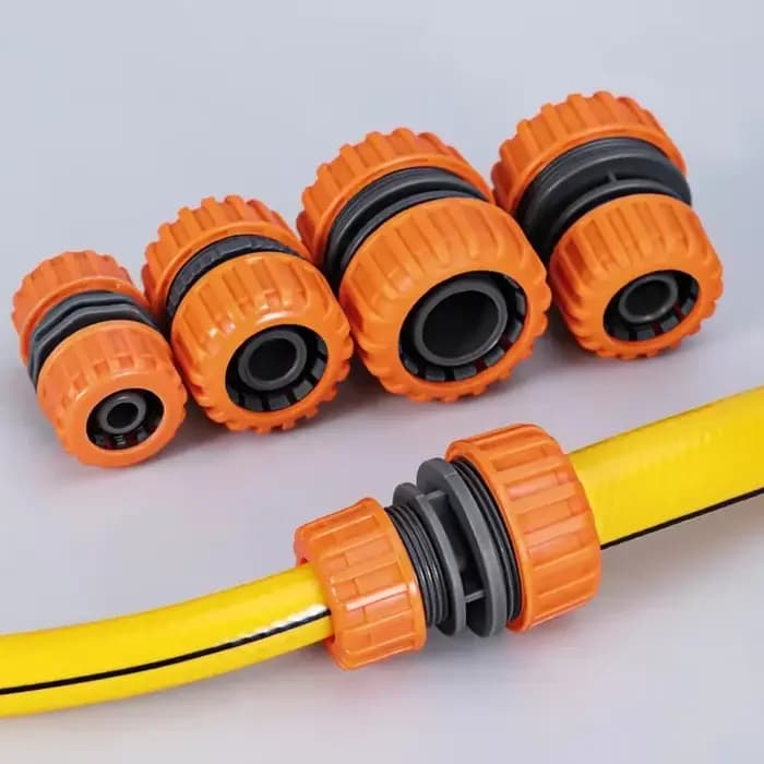Tuyau d'arrosage de jardin, connecteur rapide en plastique 1/2 "3/4'' 1, adaptateur de Joint à Doubl