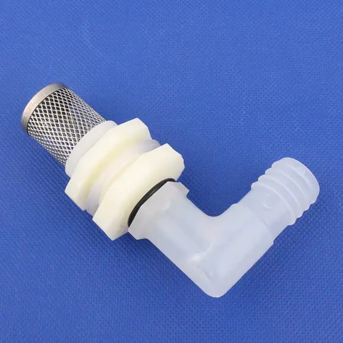 Joints coudés en acier inoxydable pour Aquarium, 20mm, connecteurs de Drainage de réservoir d'eau, J