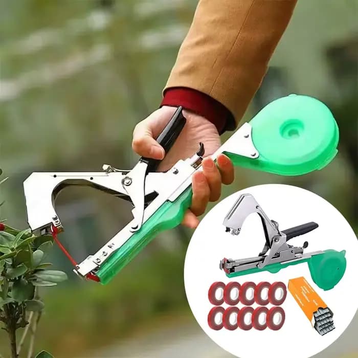 Machine à attacher les plantes à la main