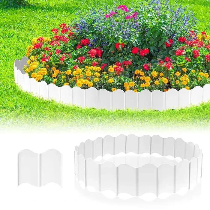 Barrière de jardin fixe 15x14cm