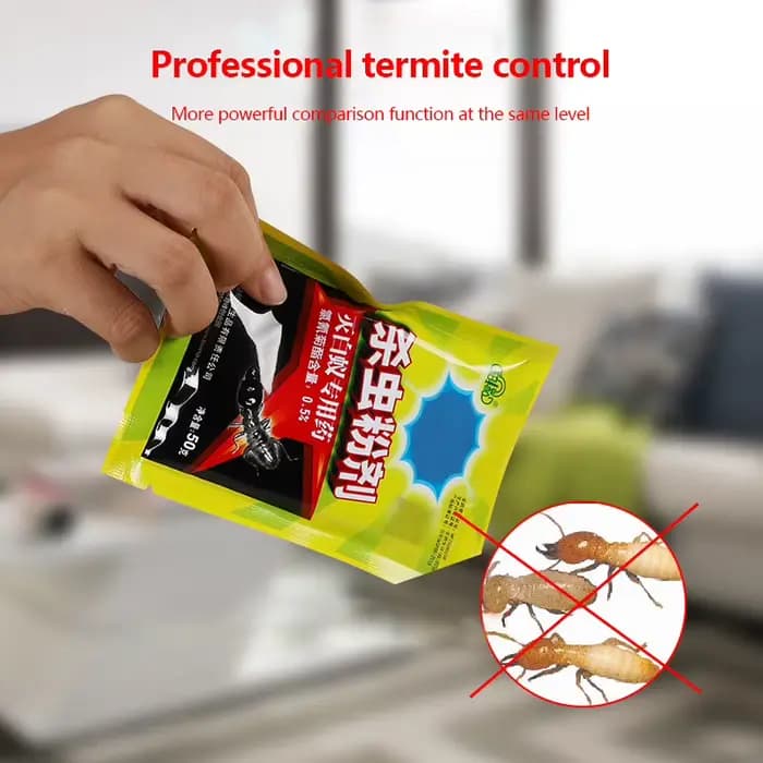 Agent insecticide en poudre efficace pour l'élimination des termites et des fourmis infectieuses