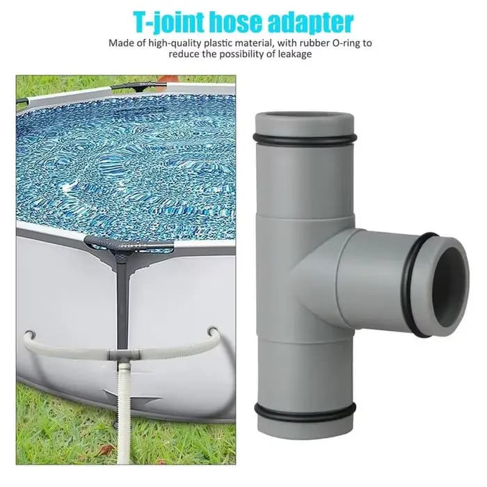 Connecteur de pompe de piscine en forme de T, connecteur de tuyau de 32mm, accessoires de Joint de p