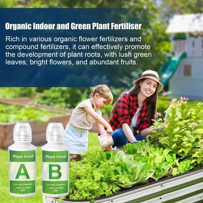 Nouveau engrais AB deux parties ensemble hydroponique plante de jardin alimentaire