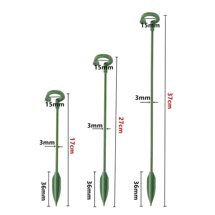 Supports de plantes en plastique réutilisables, support de fleurs, outil de protection en fibre, fou