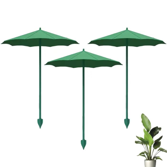 Parasol pour plantes en pot, 3 pièces, protection solaire UV, pour semis et légumes