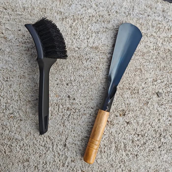 Ensemble de brosses de nettoyage de grattoir de pont de tondeuse à gazon de jardin