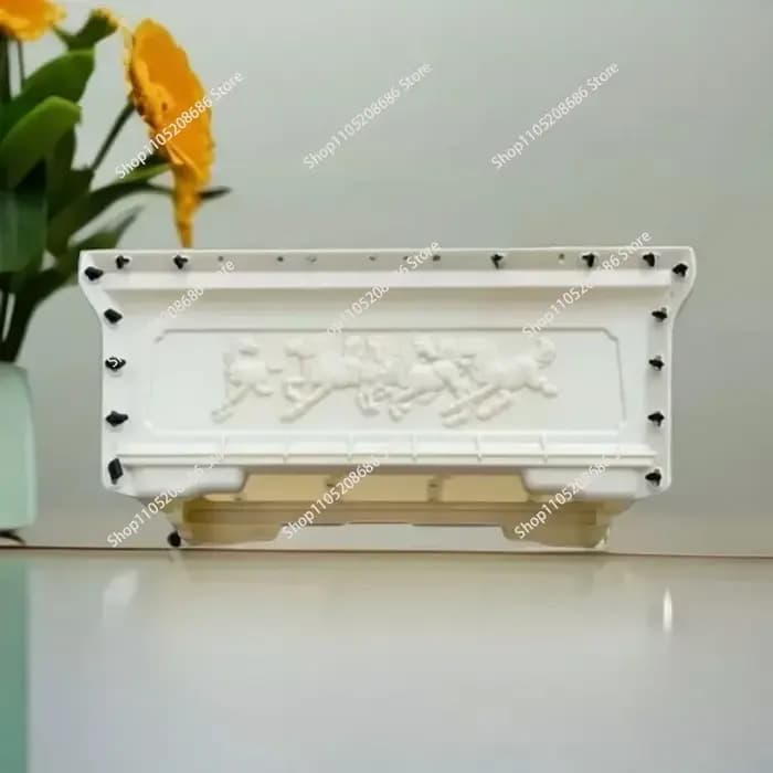 1 moule à pot de fleurs en ciment