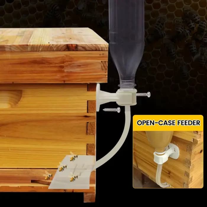 Mangeoire pour apiculture, alimentation en eau à l'intérieur du ruche, en plastique, miel, sucre, fo