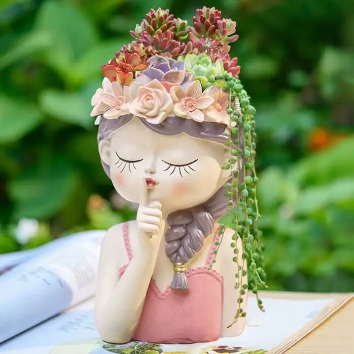 SEWS-Petit kit de pot de plante succulente nickel é avec trou de proximité, pot quantique d'intérieu