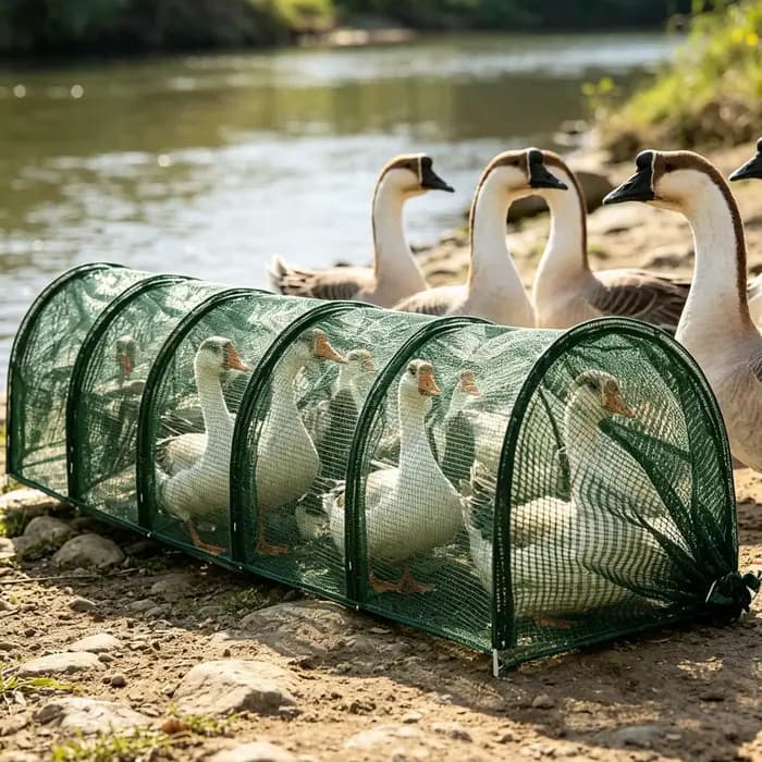 Serre tunnel de jardin portable pour poulets, avec structure en maille pare-soleil, accessoires de jardin pour plantes et légumes d'extérieur