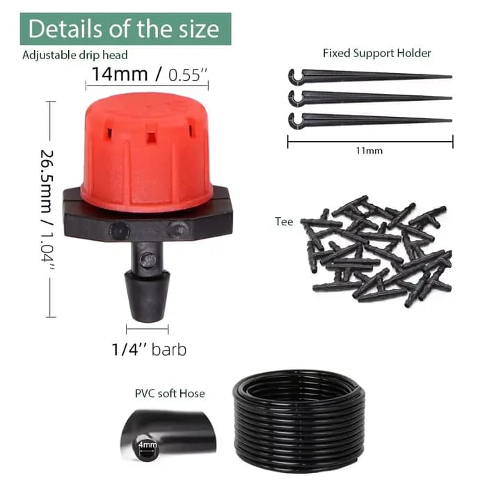 Pompe auto-amorçante 60W, 110-240V, alimentation électrique, 8 têtes d'égouttement réglables, systèm