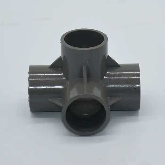 Connecteur en PVC 20/25/32mm, 3/4/5 voies tridimensionnelles DN15/20/25/40, raccords de tuyaux d'ali