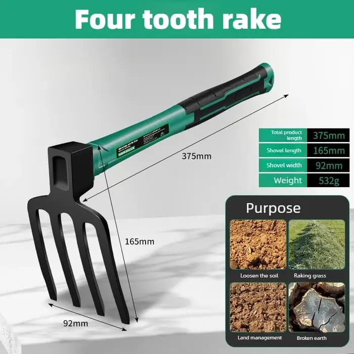 Ensemble d'outils de jardinage BAOLIAN : pelle