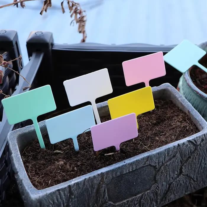 Étiquettes Attro de Plantes en Plastique Étanche Anti-UV, Outils de Décoration de Jardin, Piquets de