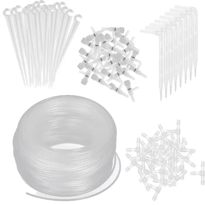 Dispositif d'arrosage automatique, tube capillaire transparent, kit d'irrigation goutte à goutte et