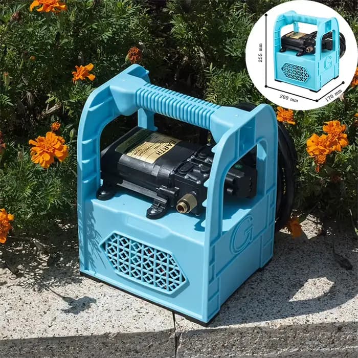 Pompe de pulvérisation électrique portable, 1 pièce, pompe à eau rechargeable, pour lavage de voitur