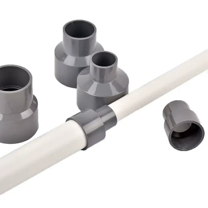 Raccords de tuyaux d'irrigation de jardin, 20/25/32/40/50mm, raccords réducteurs droits en PVC, adap