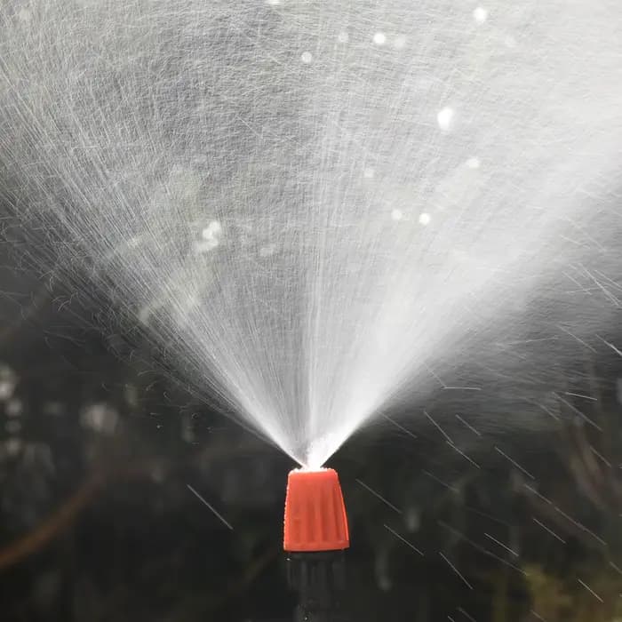 KESLA 25 pièces buse de brumisation en plastique réglable d'irrigation goutte à goutte 4/7mm connect