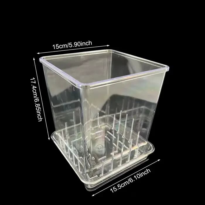 Pots de jardinières de jardin en plastique avec trou de pénétration d'eau respirant
