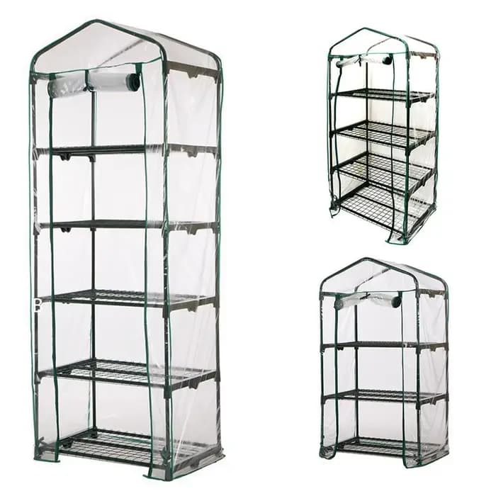 Mini serre de jardin portable, serre chaude pour plantes et fleurs, idéale pour le jardinage en exté