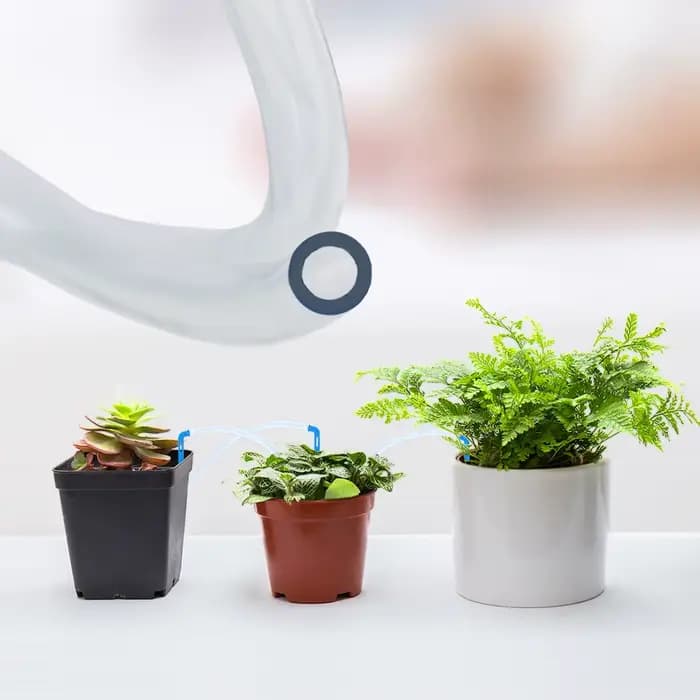 Micro tuyau souple d'irrigation de jardin en PVC Transparent, 5-50m, 1/4 pouces, 4/6MM, tube en plas