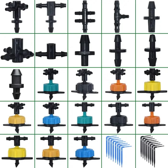 KESLA-Arroseur d'irrigation goutte à goutte de jardin, 1/8 ", 4 voies, connecteur de tuyau d'eau, tu