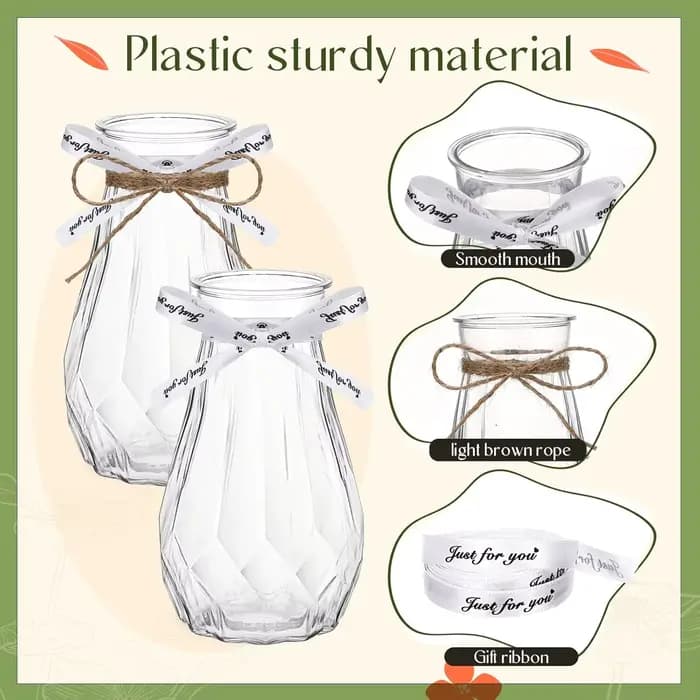 Vases à bourgeons en plastique en vrac