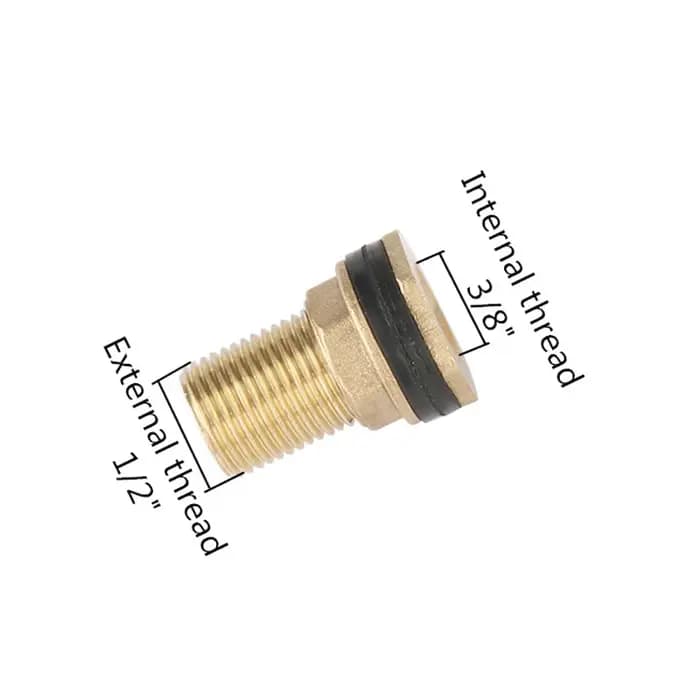 Irrigation de jardin 3/8" 1/2" 3/4" 1" Interne & Adaptateur de filetage externe