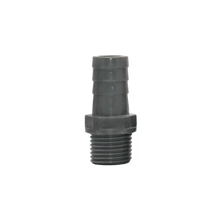 Connecteur de tuyau d'arrosage en PVC, ID 20mm, filetage 1/2 à 8mm, 10mm, 12mm, 16mm, raccord de cou