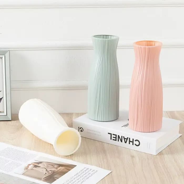 Vase en plastique Imitation céramique fleurs Pots de mariage maison jardin en plein air Table bricolage cadeau Bonsaï Festival Party Cour Decor