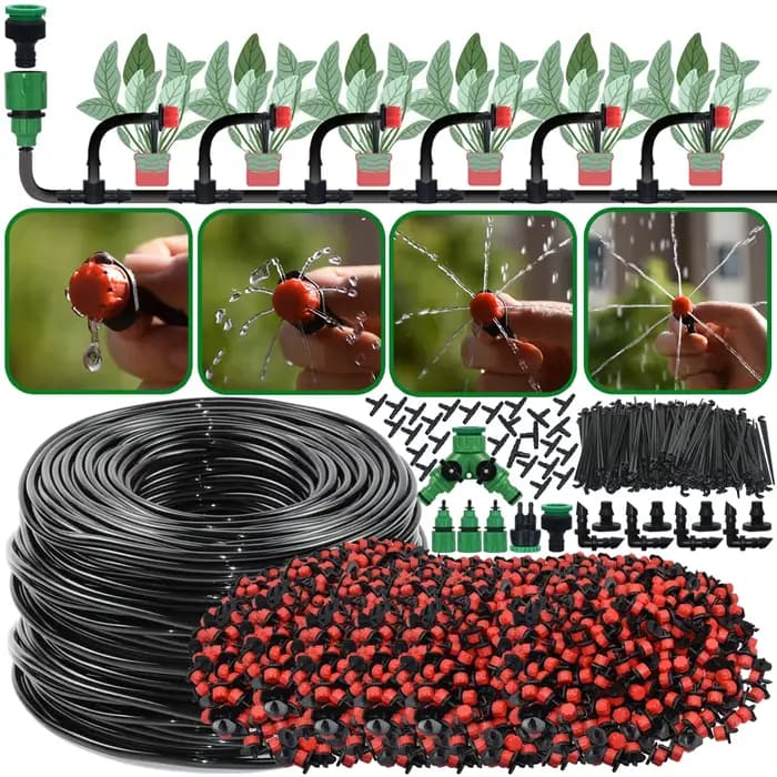 KESLA jardin 1/4 ''Kit d'irrigation goutte à goutte système d'arrosage automatique buses pour terres