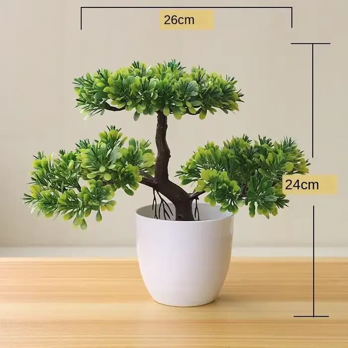 Plantes artificielles bonsaï en pot, petit arbre vert, fausses fleurs, ornements pour la maison, décor de jardin, fête, décor d'hôtel