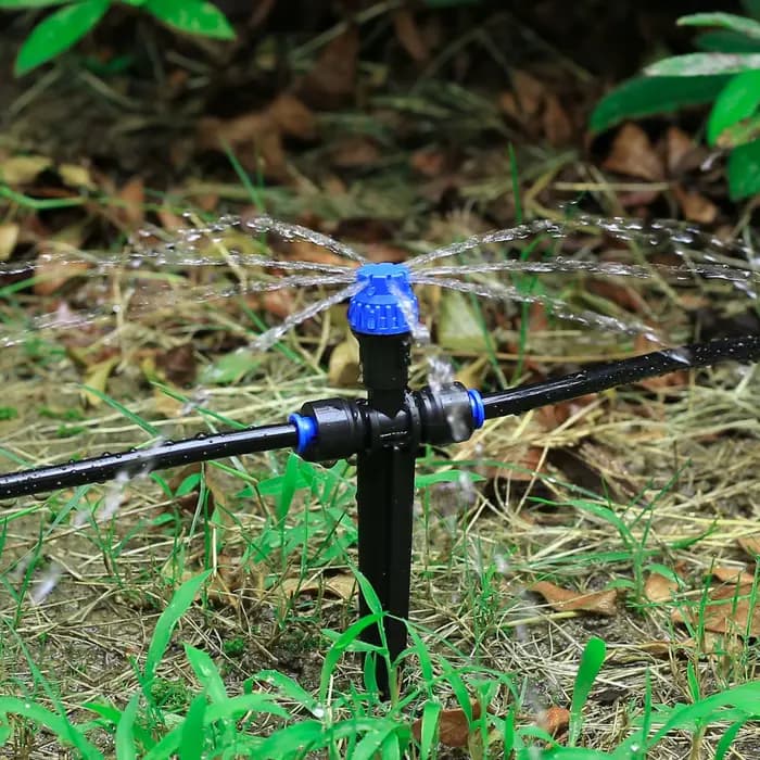 Lot de micro-pulvérisateurs rotatifs réglables à 180 °, 10 pièces, 8 trous, arroseur, gouttelette, é