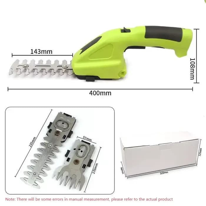 Ciseaux taille-haie vert 3.6V