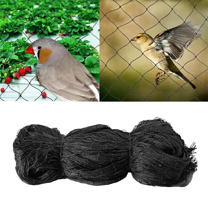 Filet de protection anti-oiseaux en polyéthylène, fournitures de jardin, pour volaille