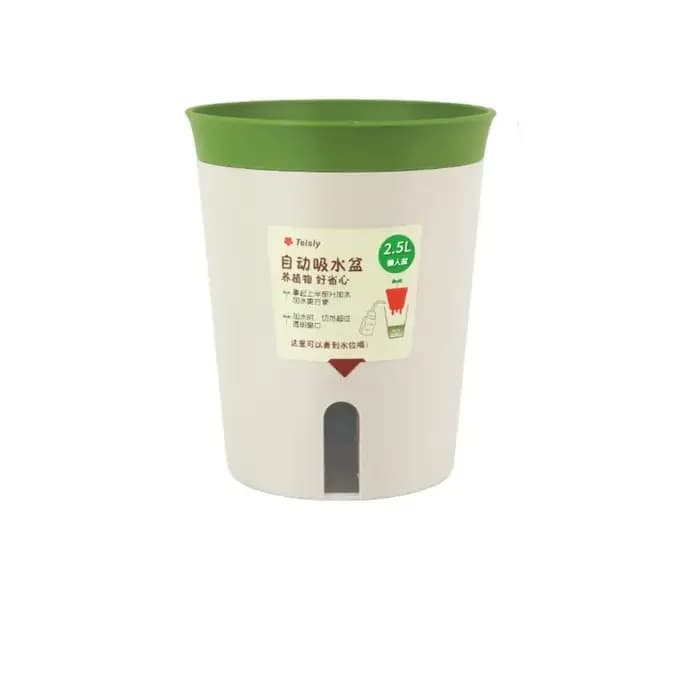 Pot de fleur hydroponique paresseux en plastique