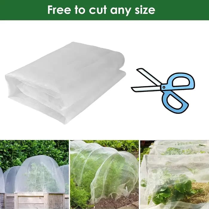 Filet de Protection contre les insectes pour plantes de jardin, filet de couverture pour légumes, fl