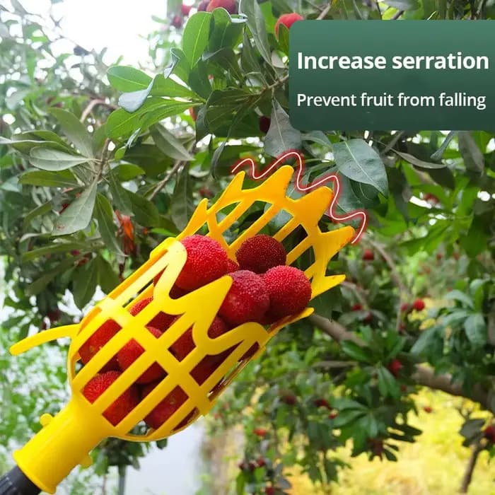 Ferme Jardin Cueillette DeviceGarden Outils Panier Profond Fruits Picker Tête Pratique Fruit Catcher Pomme Pêche