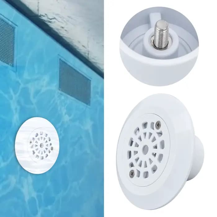 Sortie d'eau de piscine en plastique, vidange de sol blanche, accessoire de proximité pour piscines,