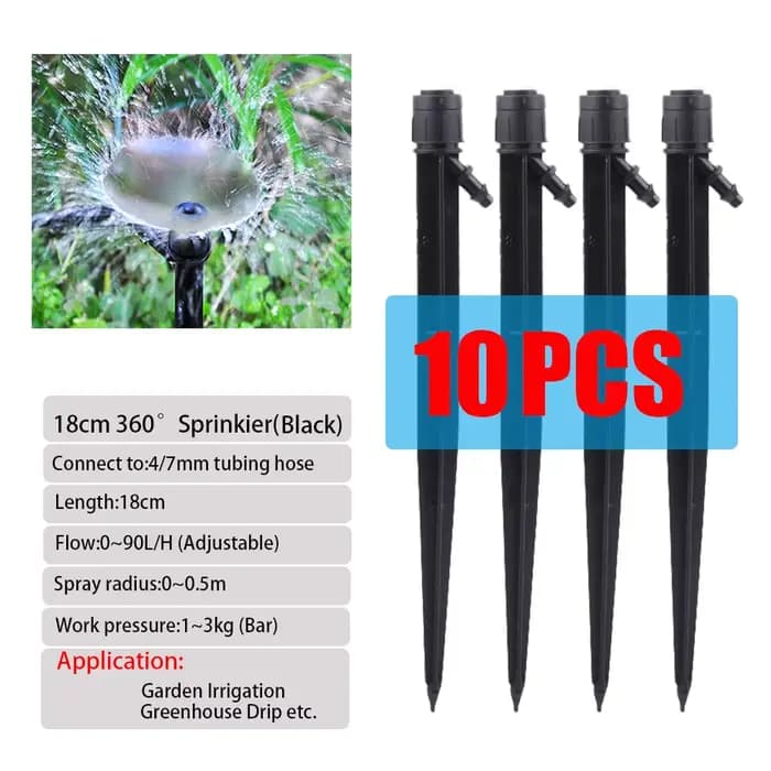 Kit d'Émetteurs de Goutte à Goutte, Parfait pour Tube de 4/7mm, Réglable, Résistant à 360, Système d